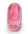 Ванночка с термометром Дельфин, розовая Babyhood